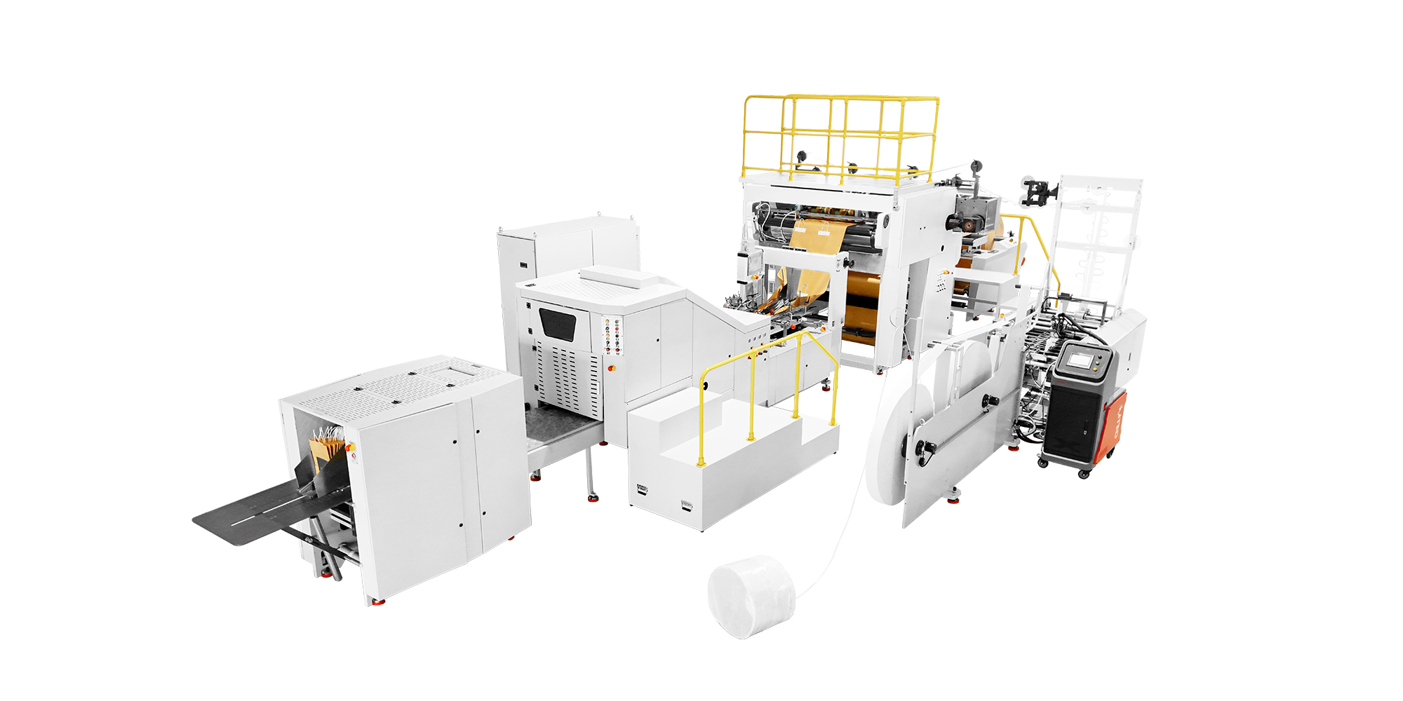 Square Bottom Paper Bag Machine with Twisted Handle inline Square Bottom Paper Bag Machine with Twisted Handle inline