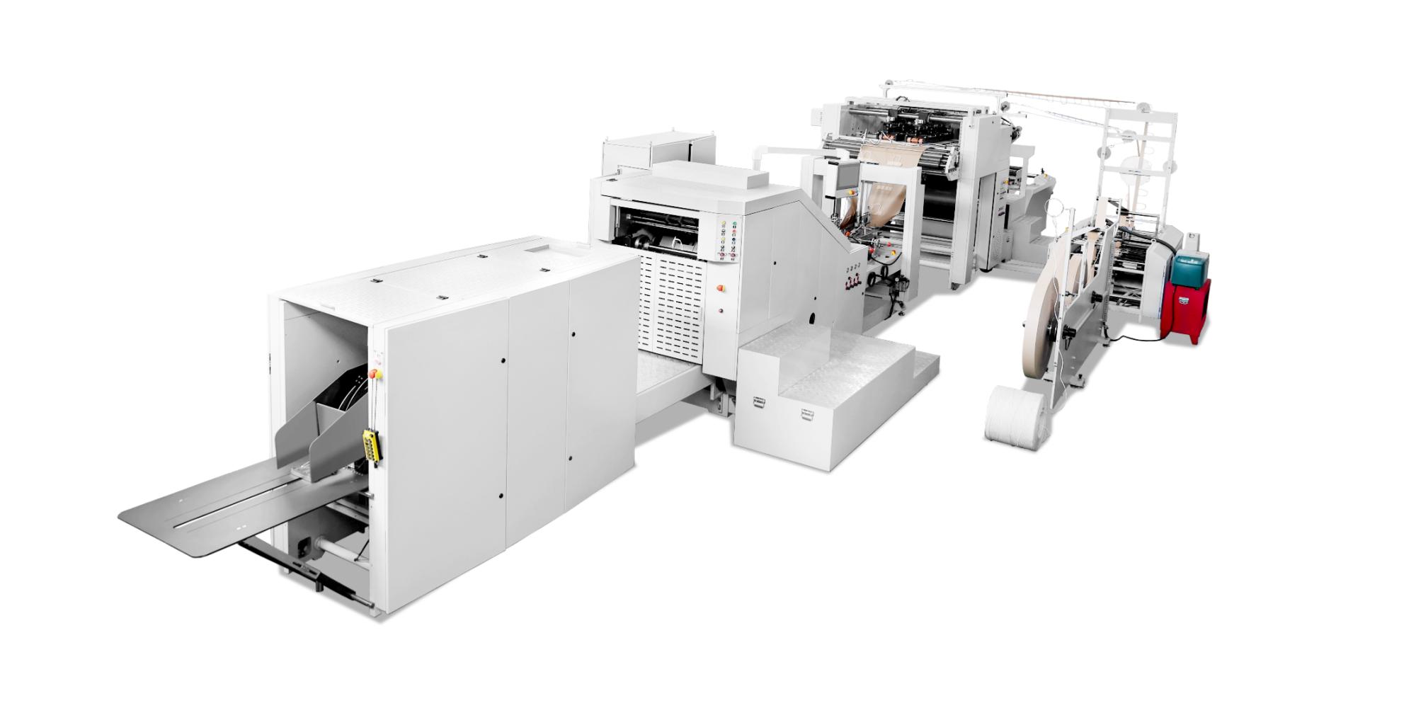 Round Handle Square Bottom Paper Bag Machine