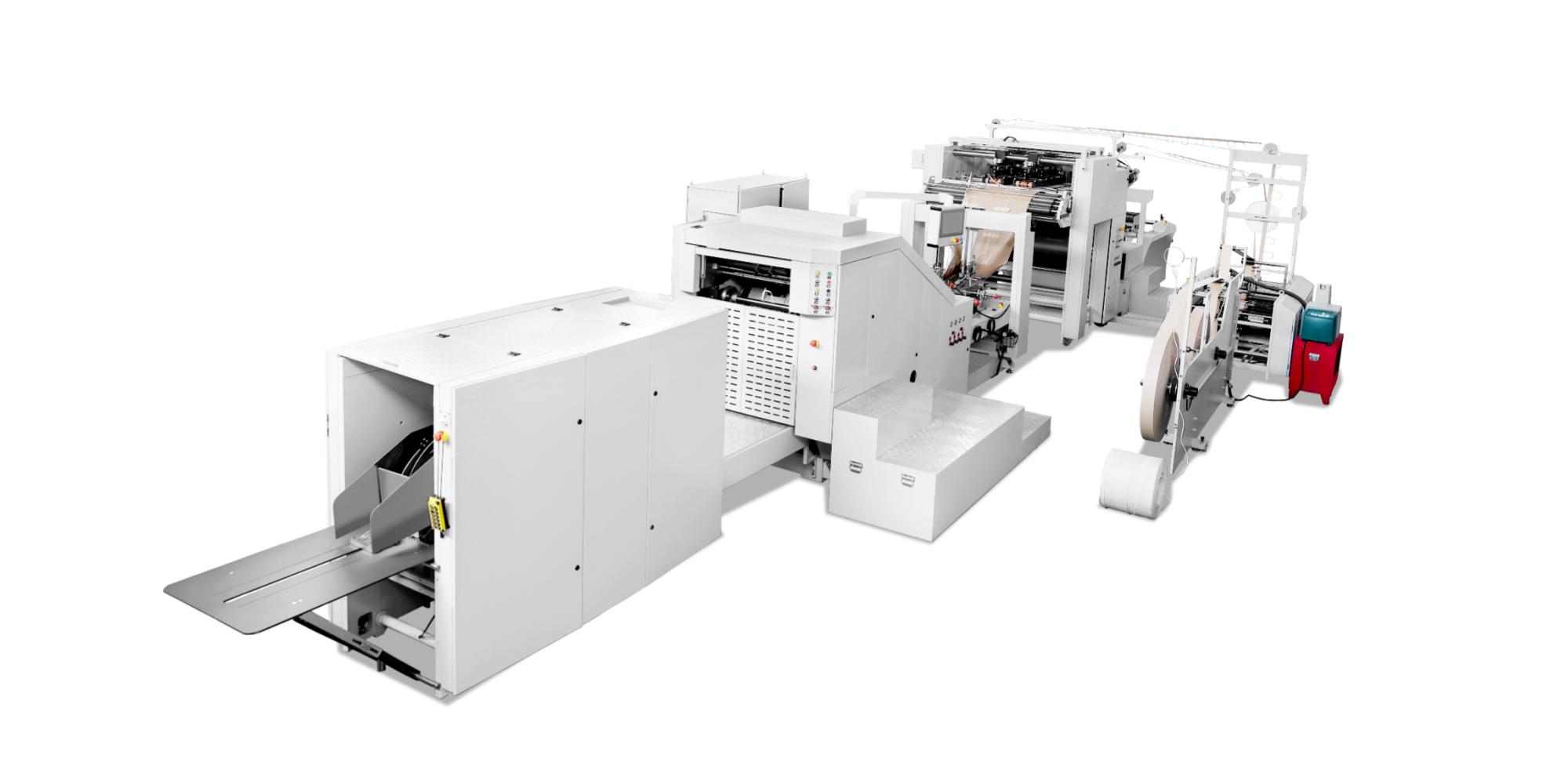 Round Rope Handle Square Bottom Paper Bag Machine