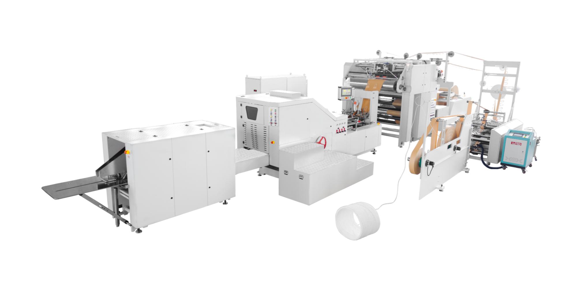 Paper Bag Machine with Twisted Handle Inline