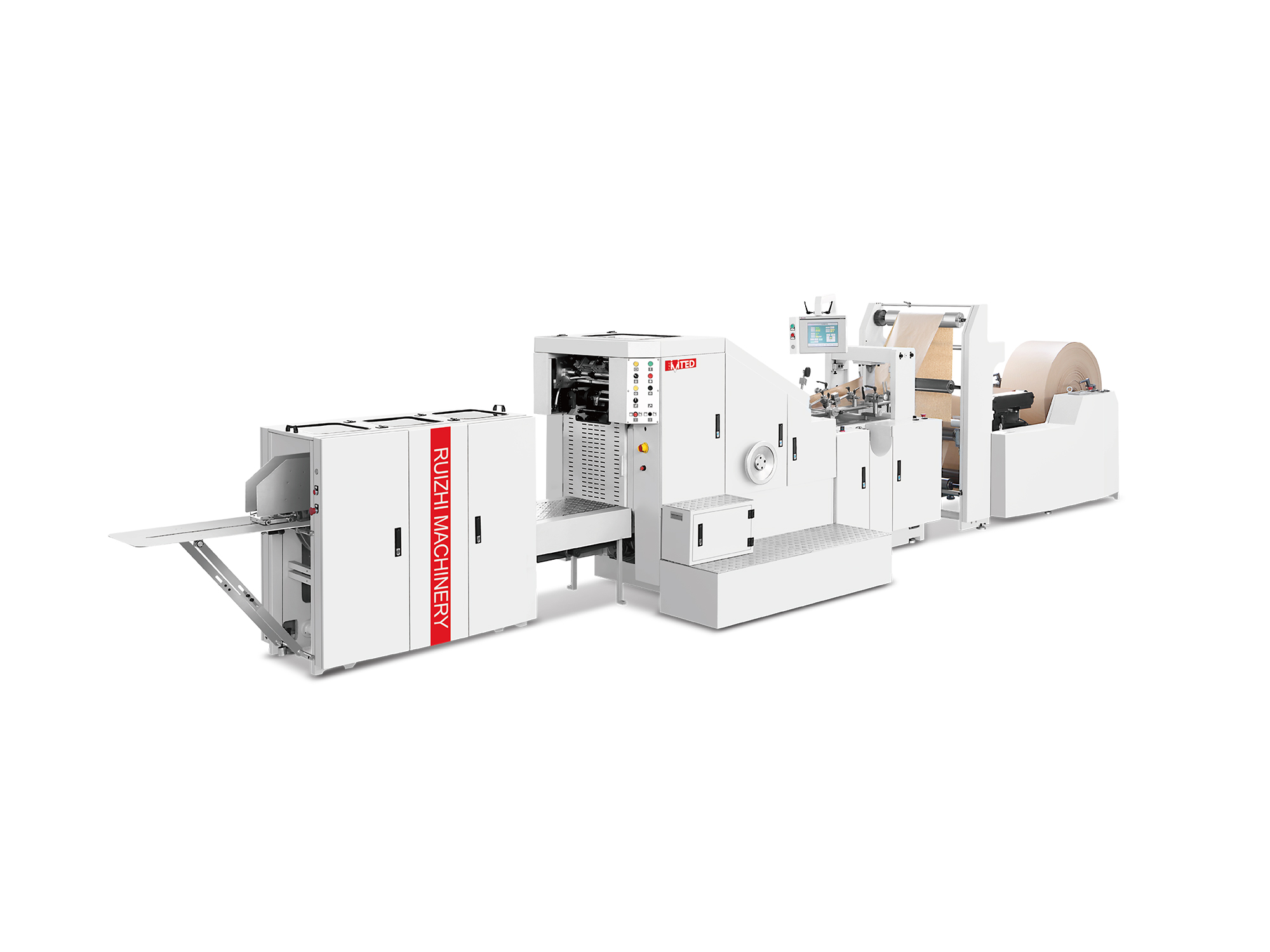 RZFD-190 Roll Fed  Square Bottom Paper Bag Machine