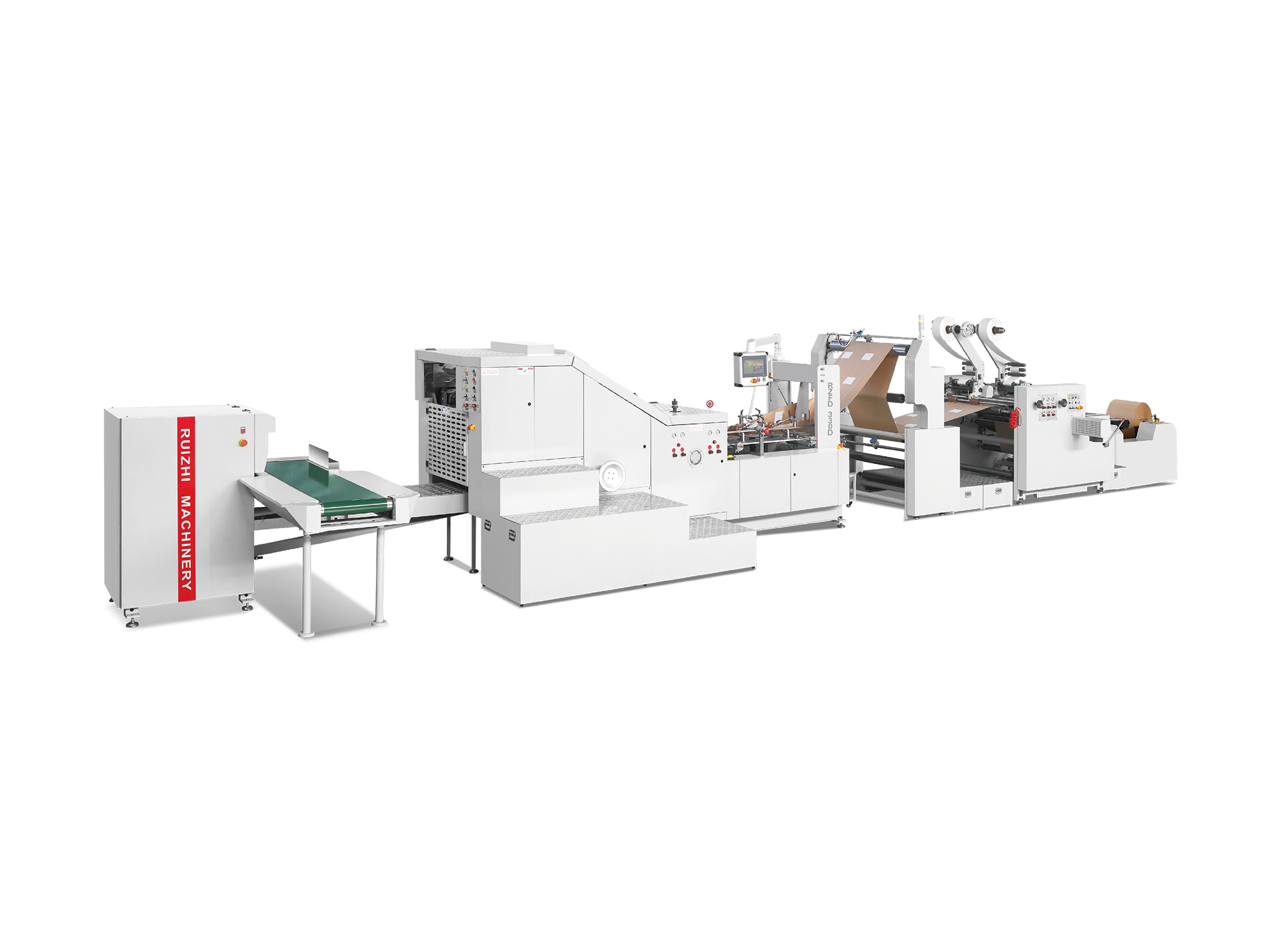 RZFD-450D – Eco-Friendly Pioneer, Leading the Packaging Revolution with Kraft Paper Bags