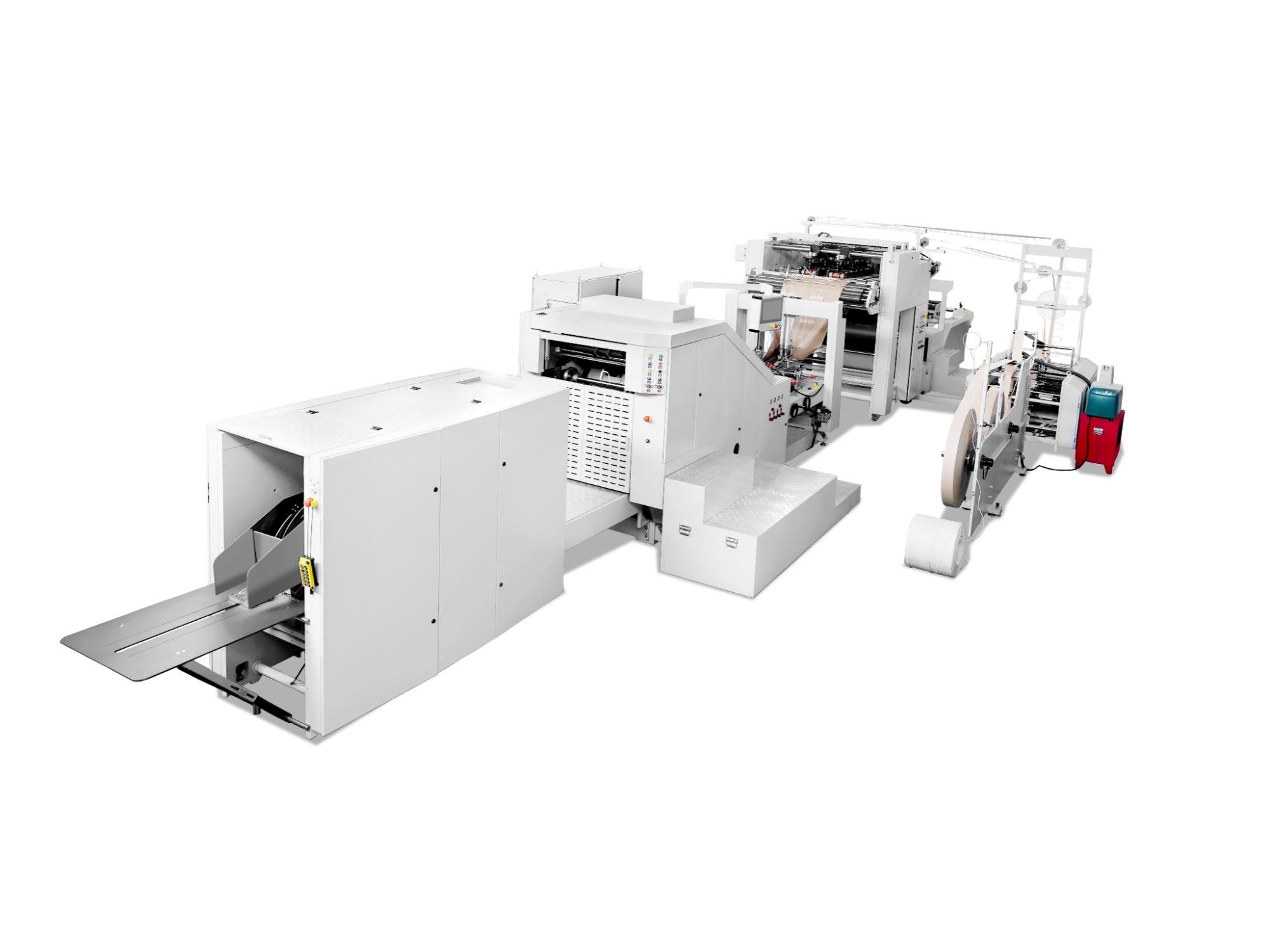 RZFD-250T Round Rope Handle Paper Bag Machine with Printing Inline — A Flexible Production Expert for Intelligent Operation and Scenario Adaptation