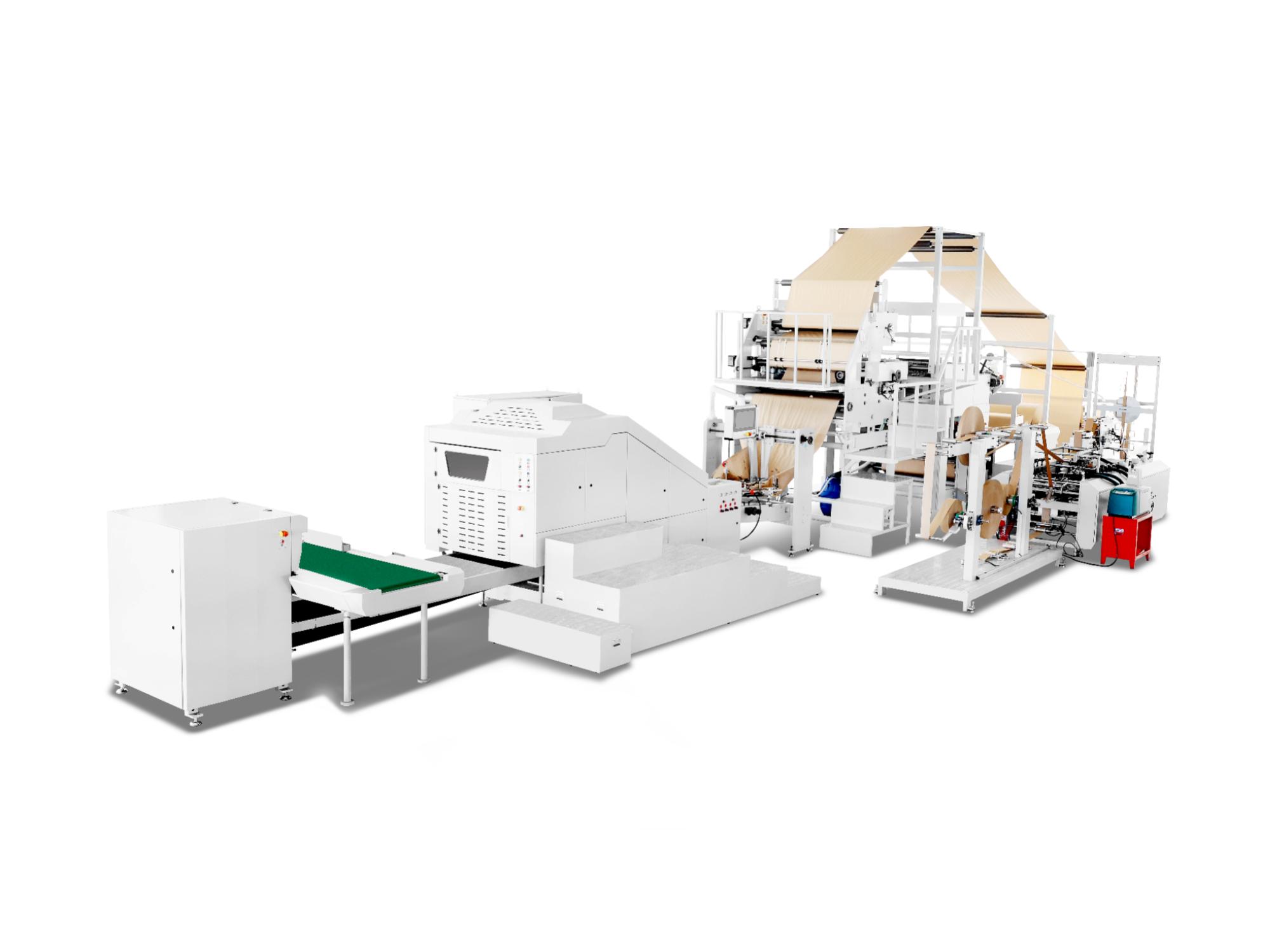 RZFD-550NF Paper Bag Machine with Flat Handle Inline — A Flexible Production Solution with Intelligent Operation and Multi-Scenario Adaptation