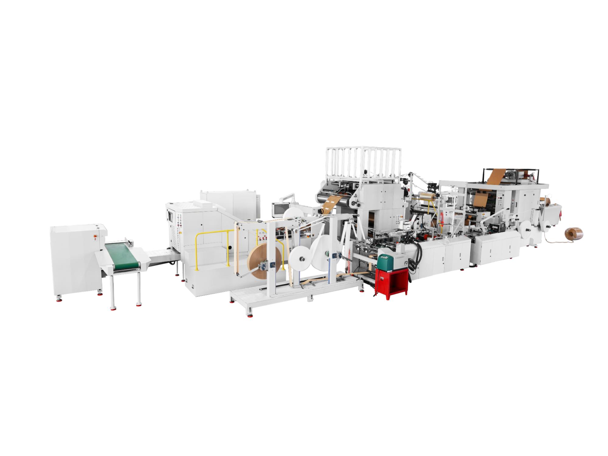 RZFD-550TF Paper Bag Machine with Twisted and Flat Handle Inline — An Intelligent Operation and Maintenance Solution for Flexible Production