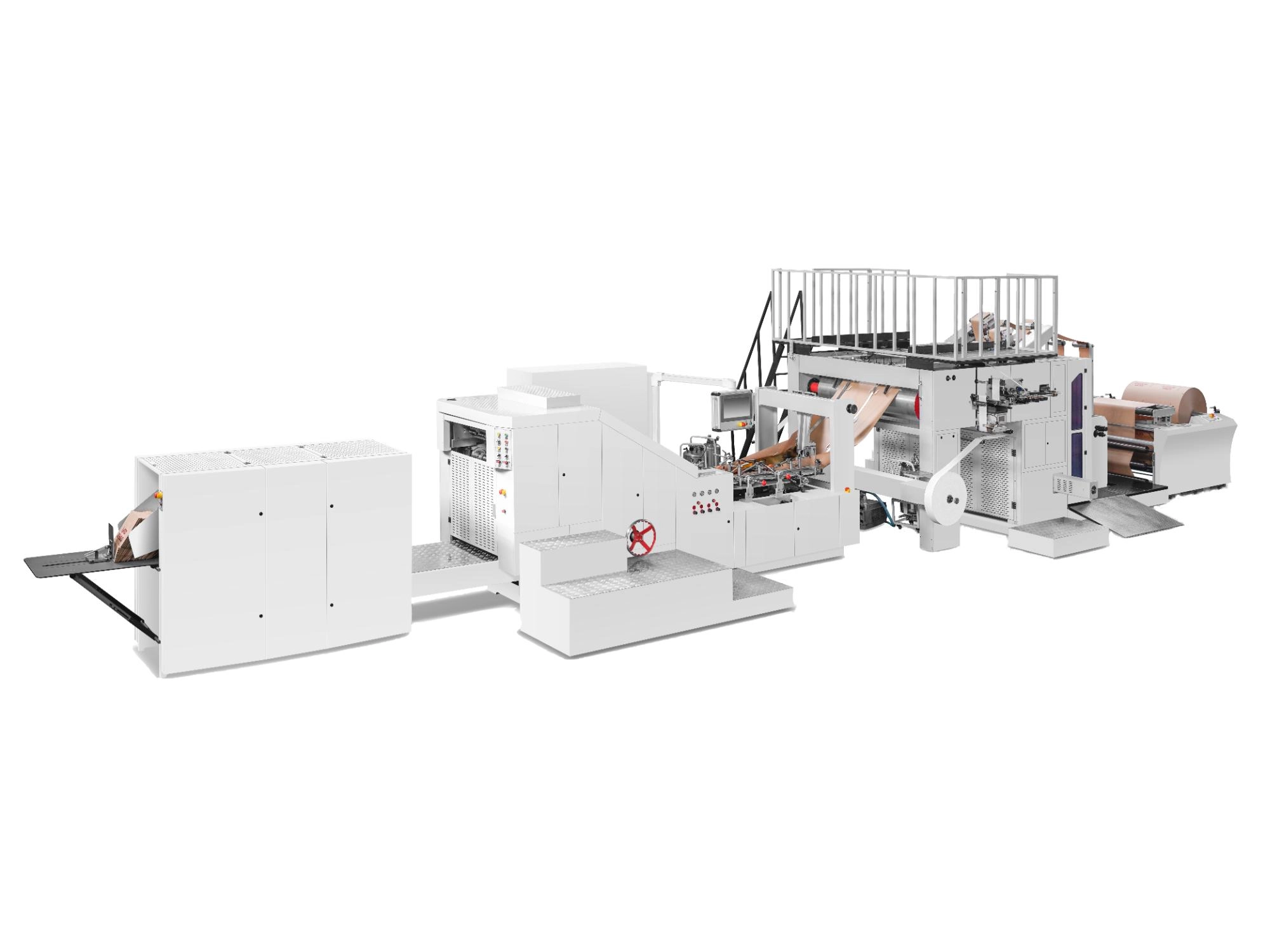 Paper Bag Machine with Flat Handle Inline