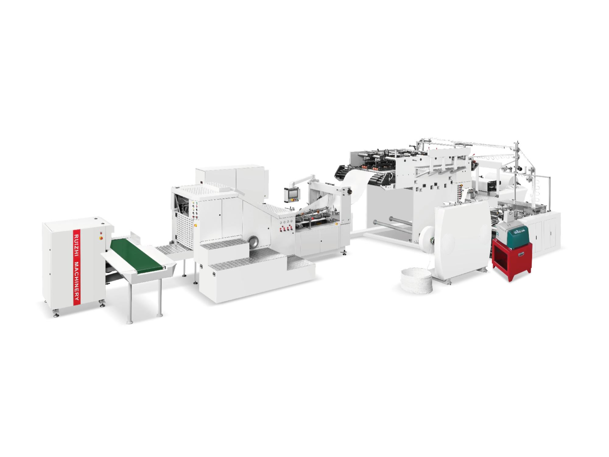 RZFD-330T Square Bottom Paper Bag Machine with Twisted Handle Inline — Integrated Production and Efficient Operation