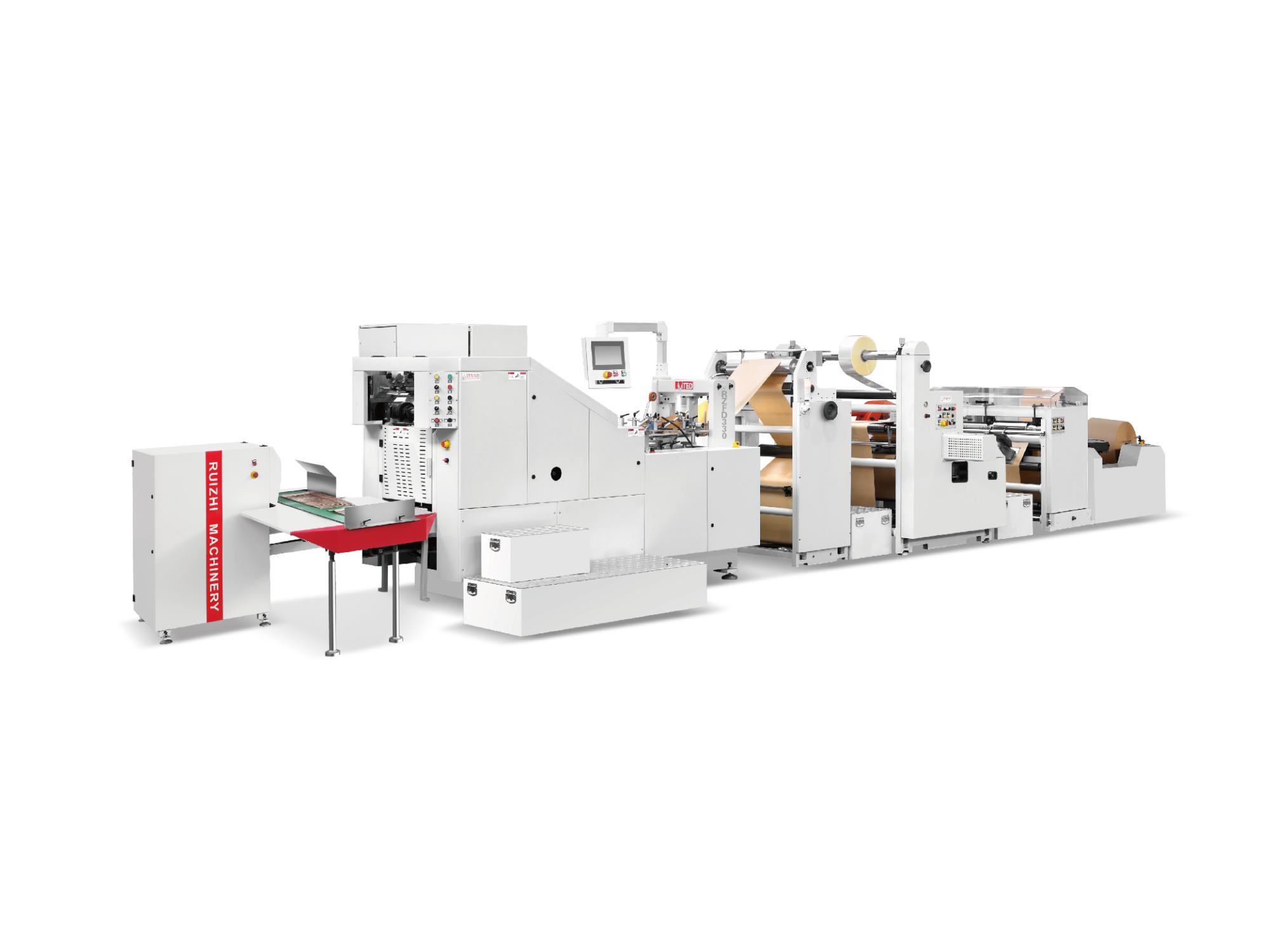 RZFD-330W Square Bottom Paper Bag Machine (Window) — An Integrated Solution for Visual Packaging and Efficient Production