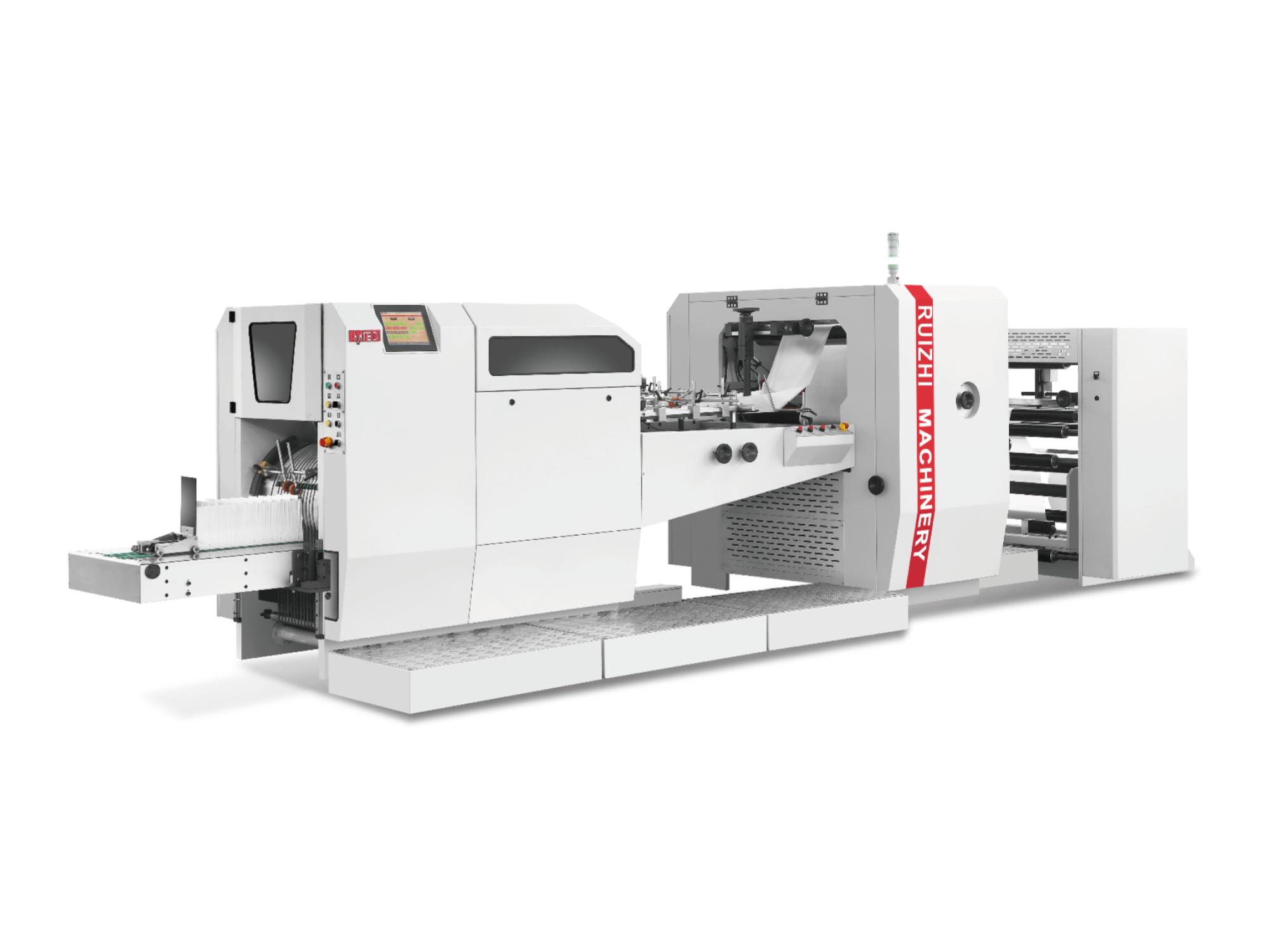 RZJD-G350J Flat Bottom Paper Bag Machine — An Automated Flat Bottom Bag-Making Solution for Continuous Production