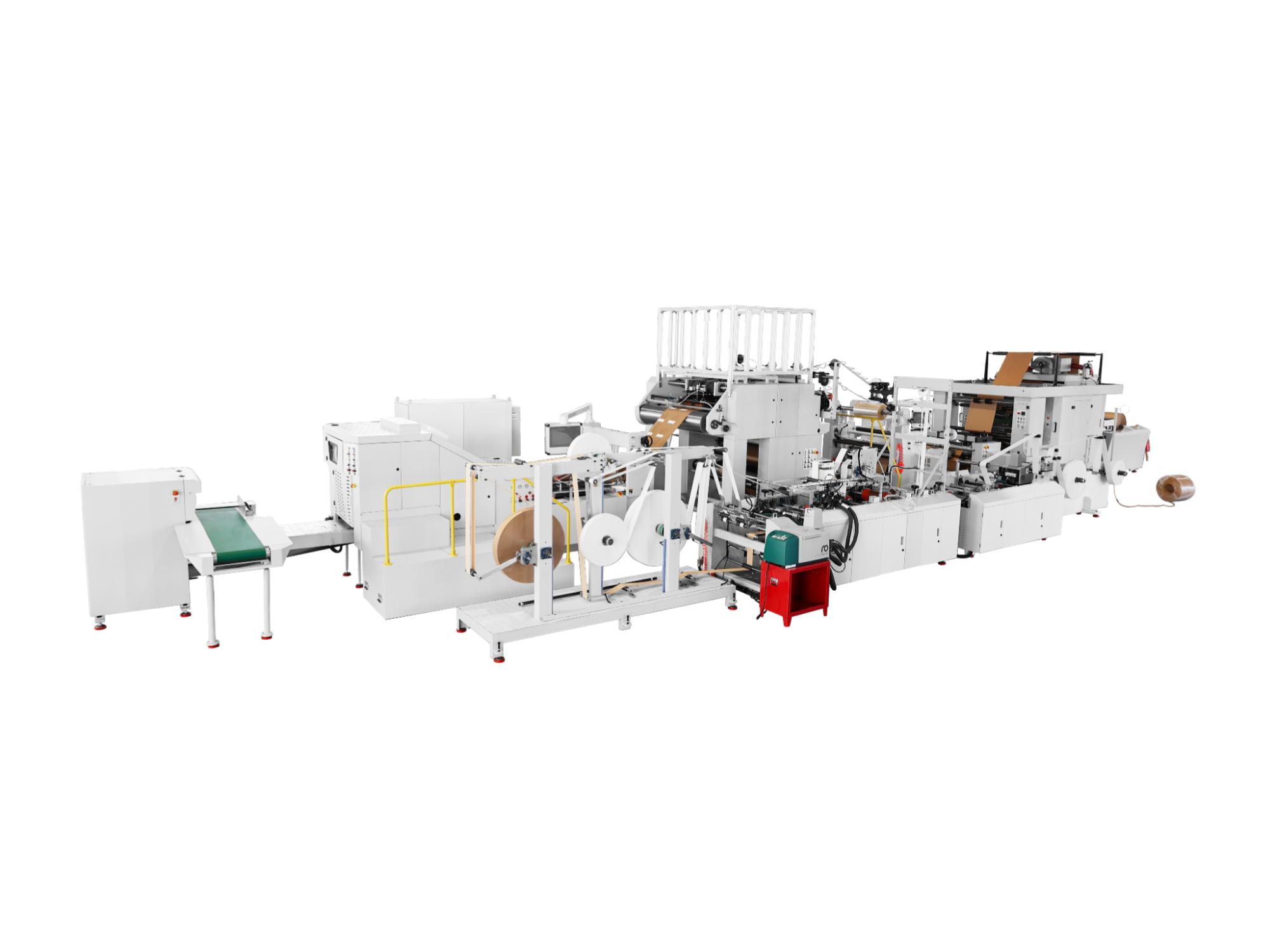 RZFD-330TF Square Bottom Paper Bag Machine with Twisted and Flat Handle Inline — A Versatile Solution for Customized Handle Paper Bags
