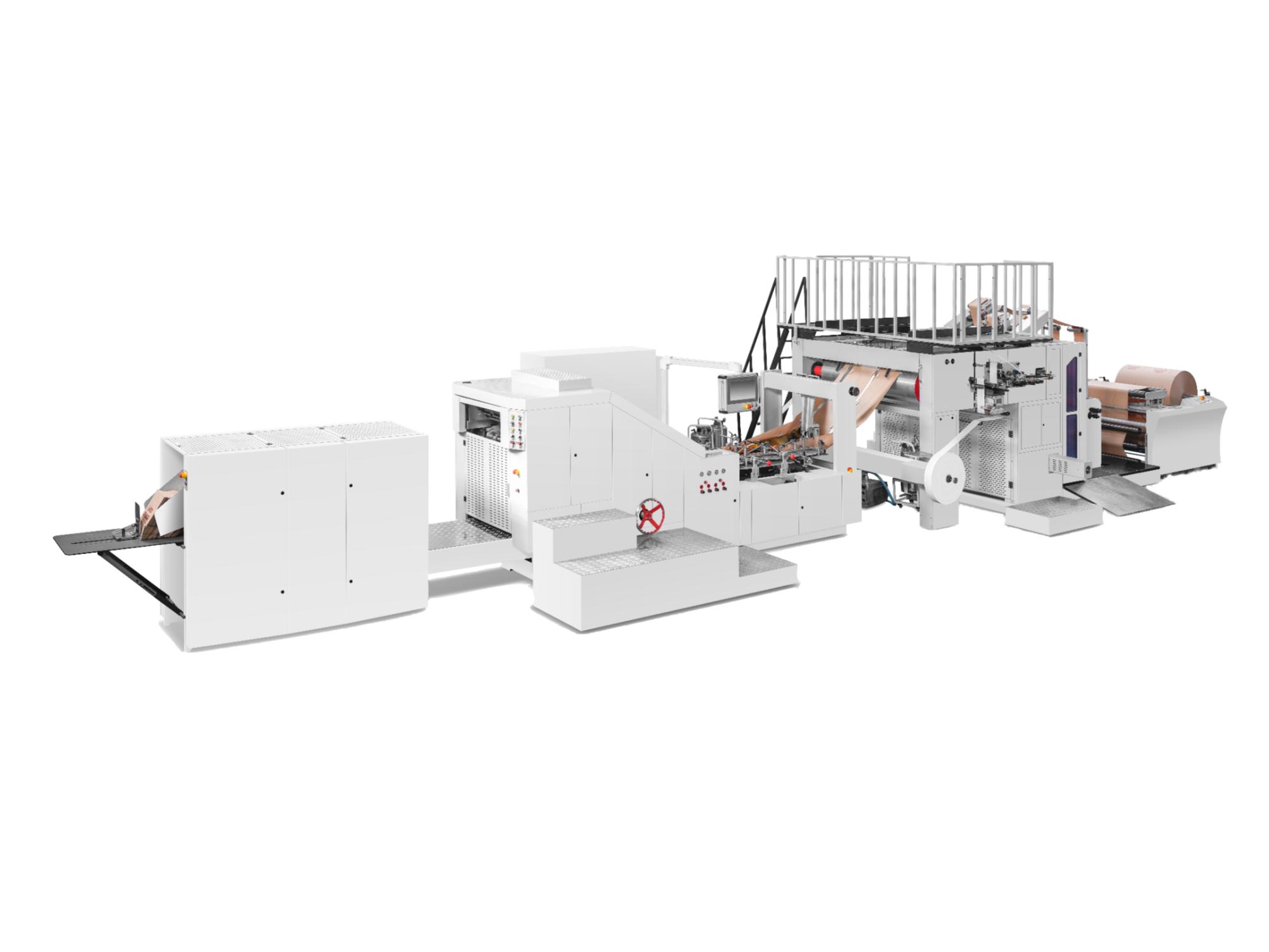 RZFD-450AIF Square Bottom Paper Bag Machine with Flat Handle Inline — Supporting Brand Packaging Upgrades Across Multiple Scenarios