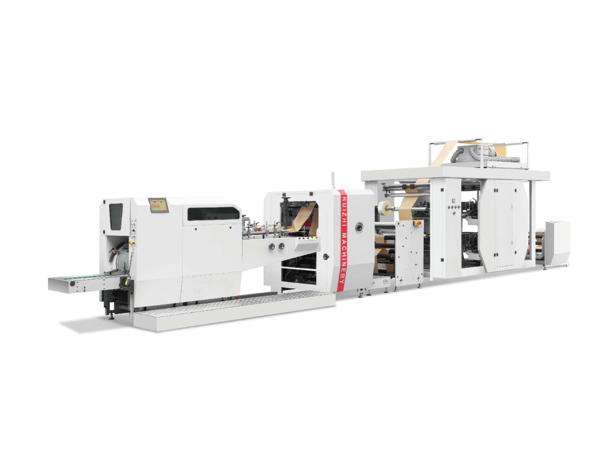 RZJD-G350 Integrated Printing Flat Bottom Paper Bag Machine
