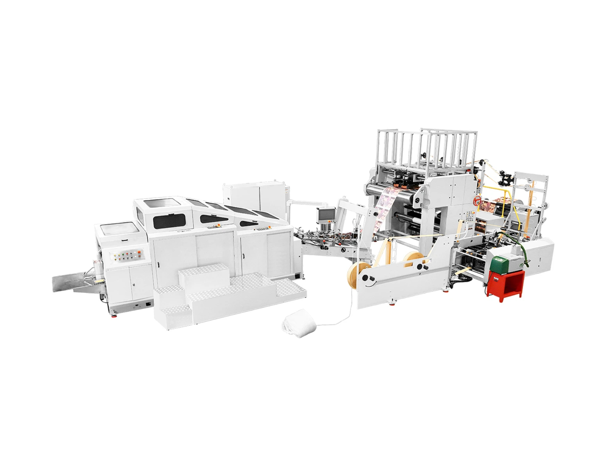 RZFD-550NT Square Bottom Paper Bag Machine with Twisted Handle Inline — Multi-Industry Application Scenarios