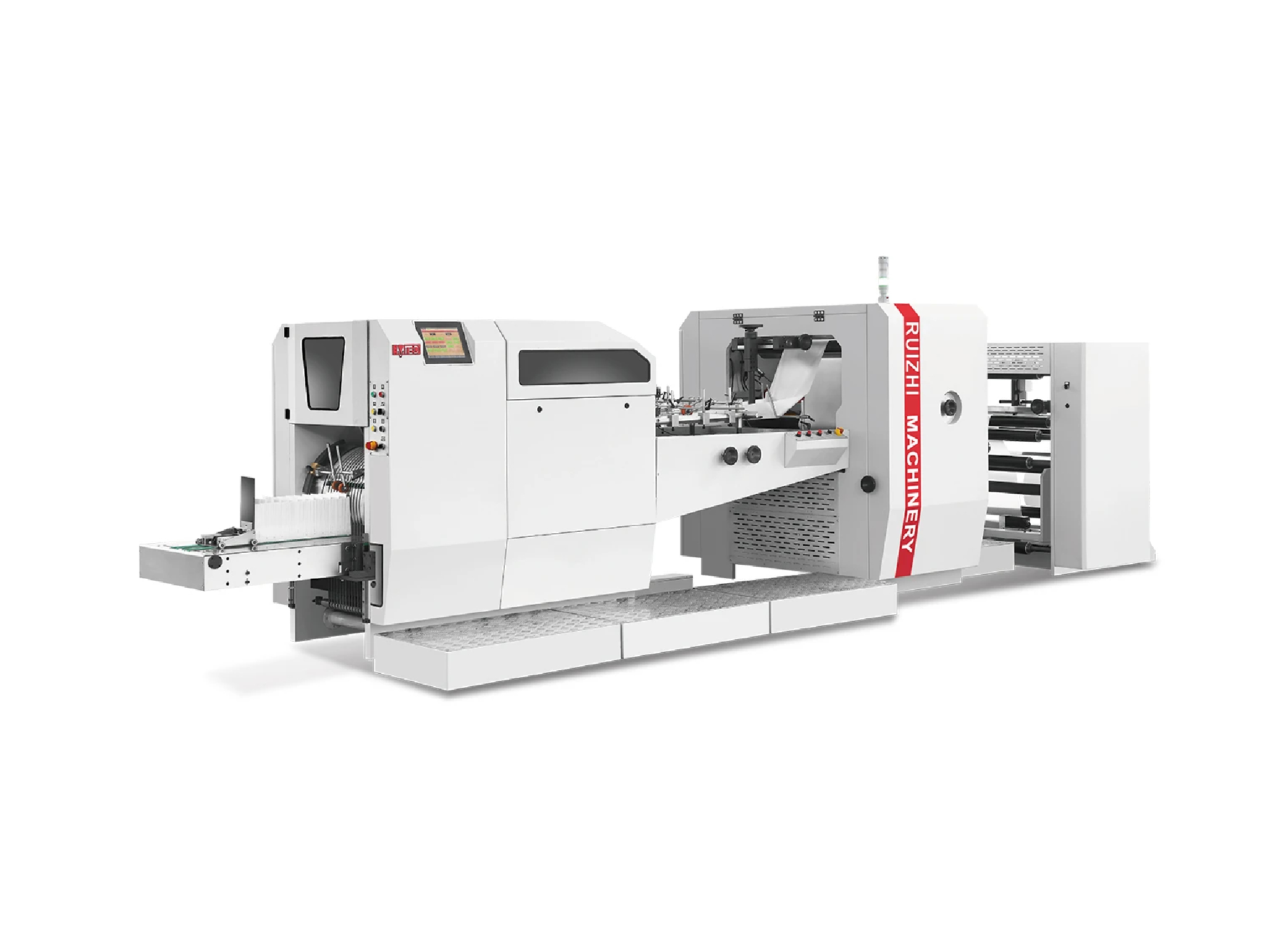 RZJD-G450J Fully Automatic High-Speed Window Flat Bottom Paper Bag Machine