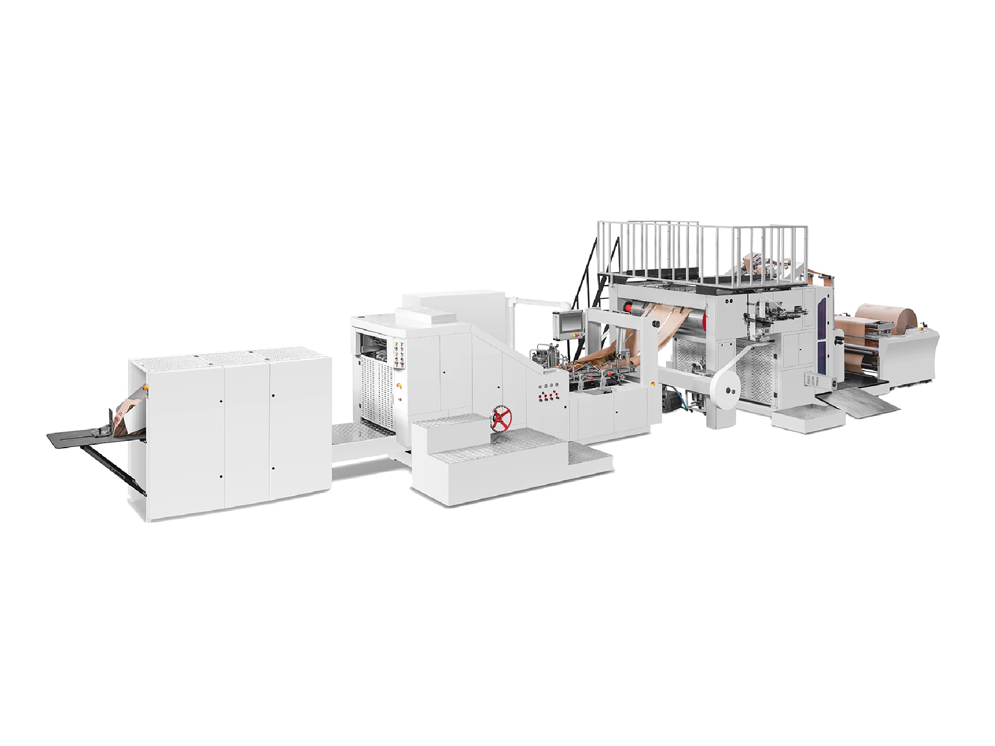 RZFD-330IF Paper Bag Machine with Flat Handle Inline Enables Large-Scale Production of Premium Paper Carrier Bags