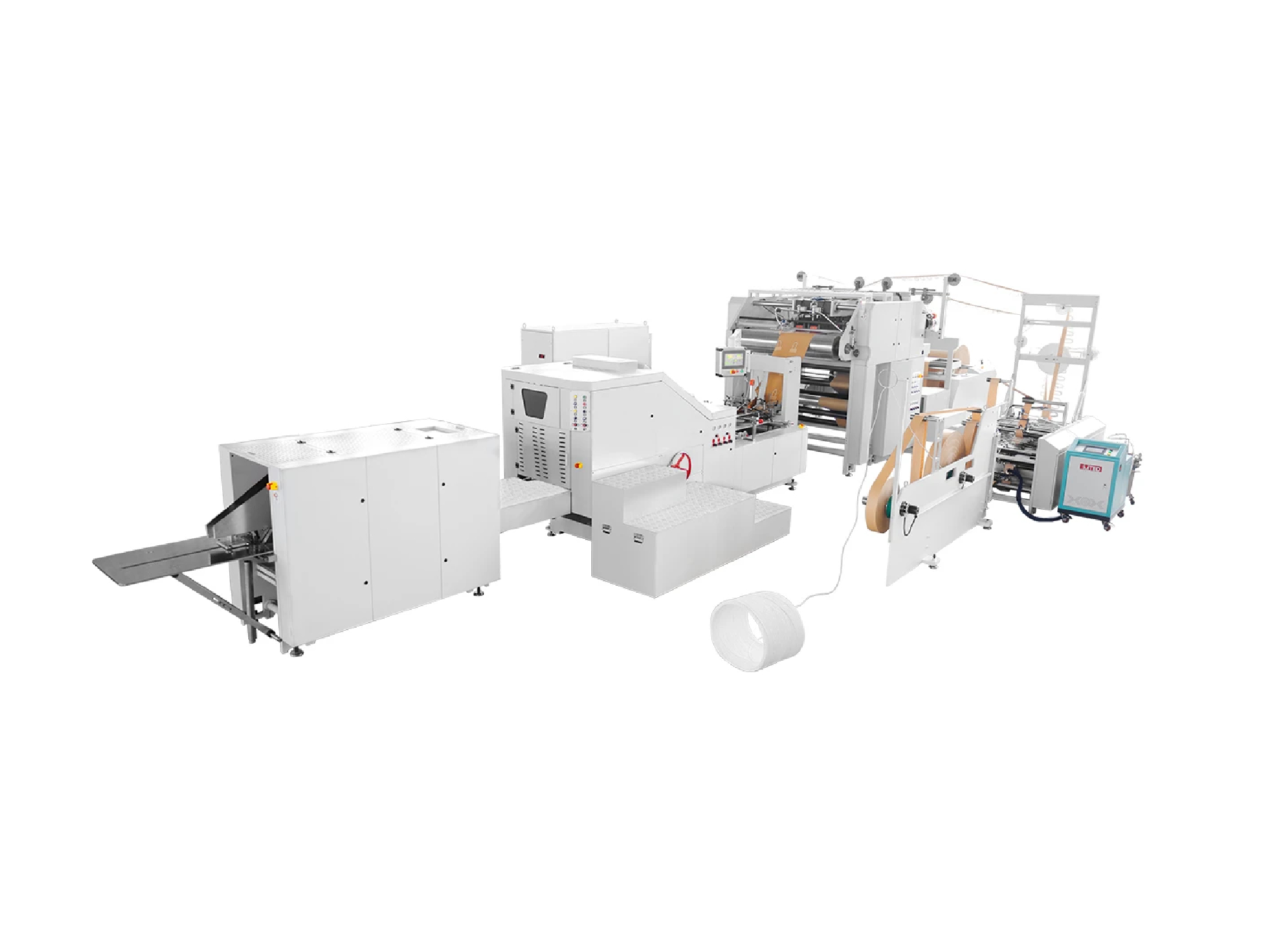 RZFD-250T Paper Bag Machine with Twisted Handle Inline Delivers High-Efficiency Automated Production