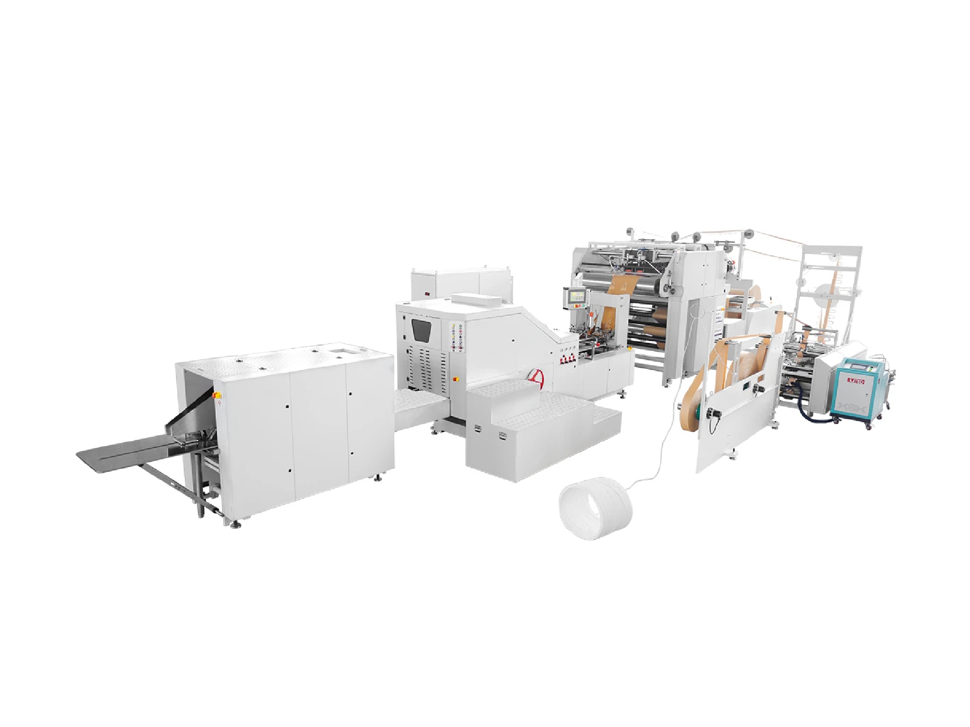 RZFD-250T Paper Bag Machine with Twisted Handle Inline Meets the Demand for Continuous Production of Twisted Handle Paper Bags