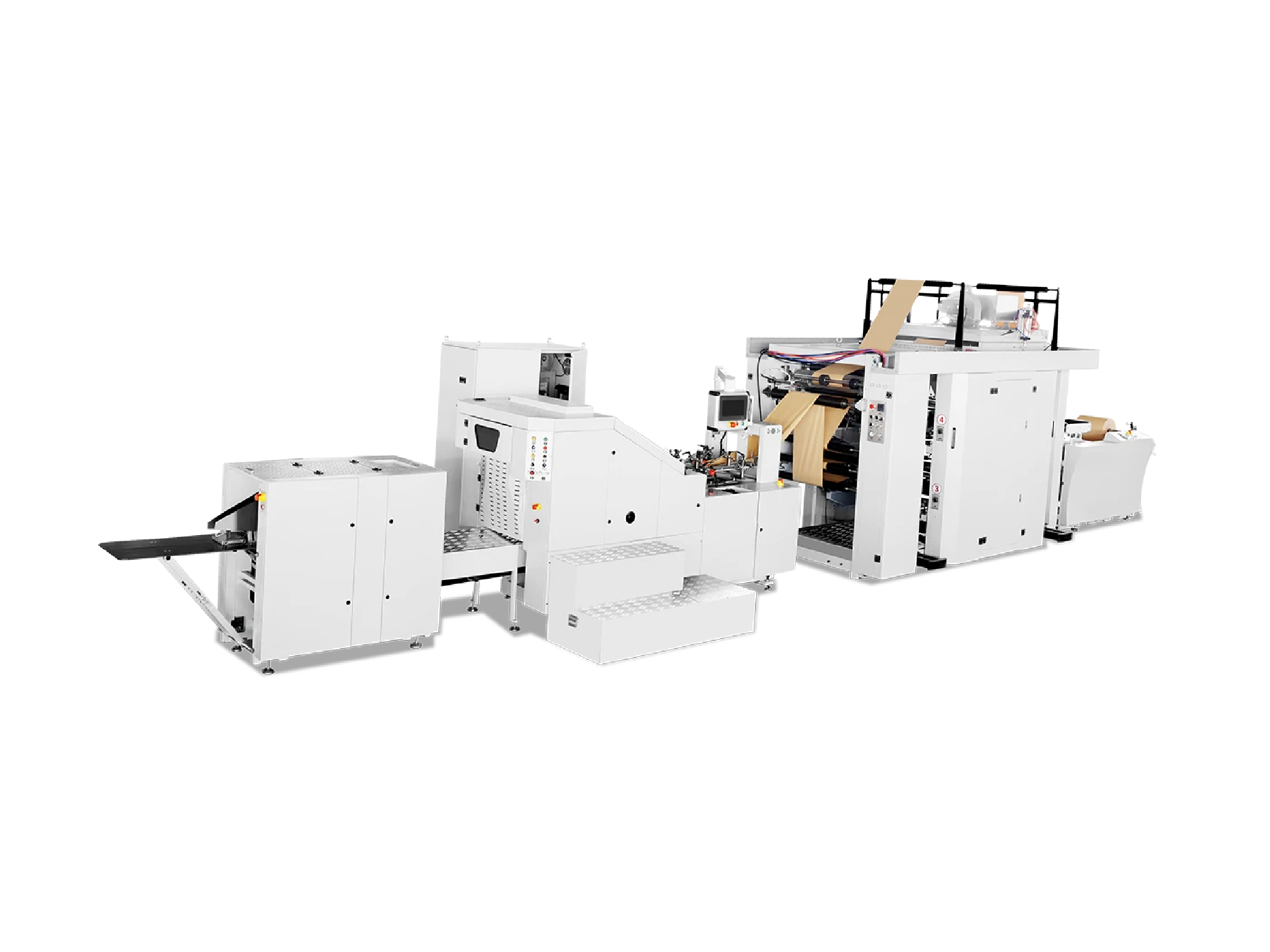 RZFD-190 Paper Bag Machine with Printing Inline for Small-Size Printed Paper Bag Production