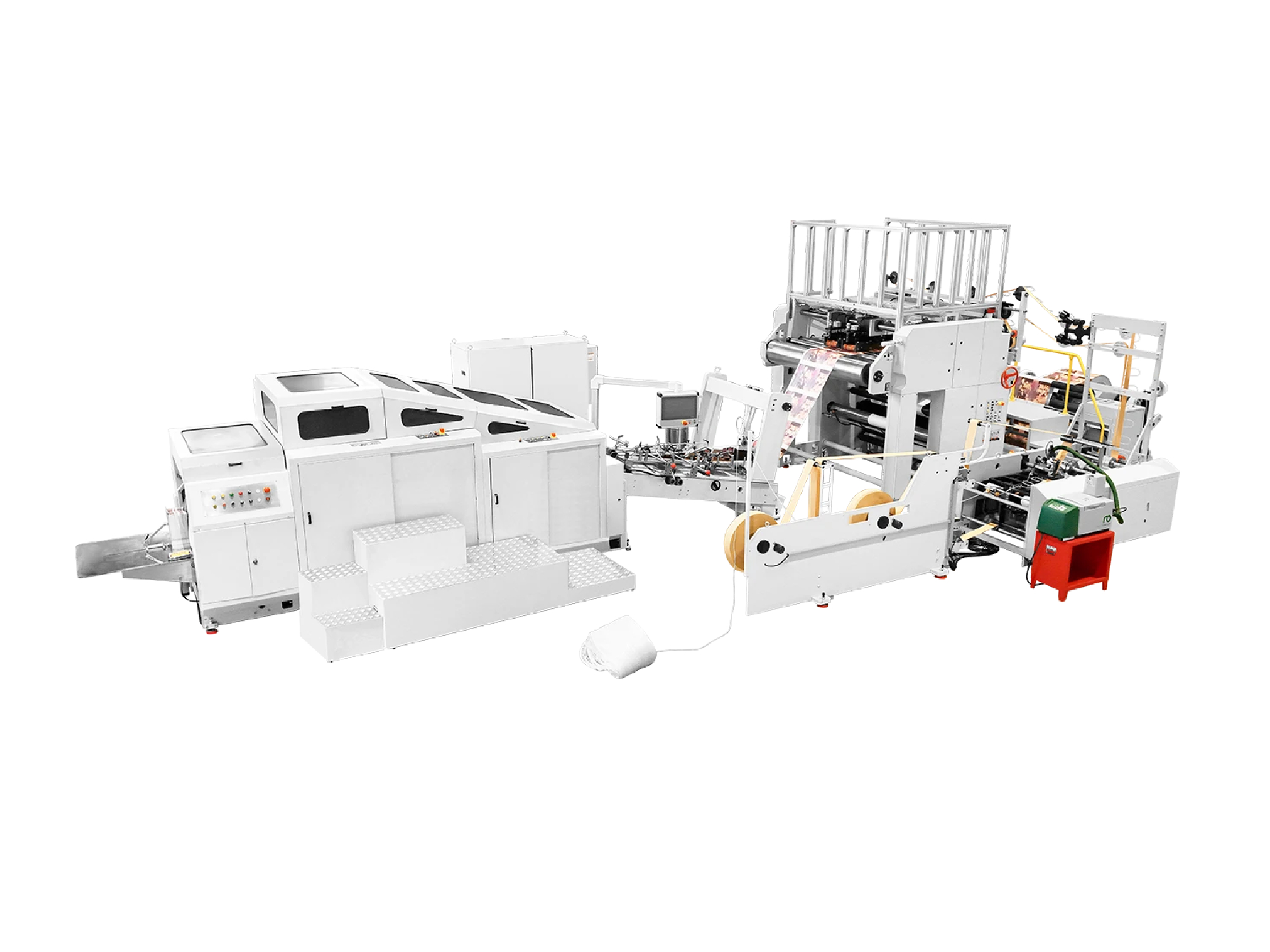 RZFD-550NT Paper Bag Machine with Twisted Handle Inline Focuses on Mass Production of Food Service Packaging