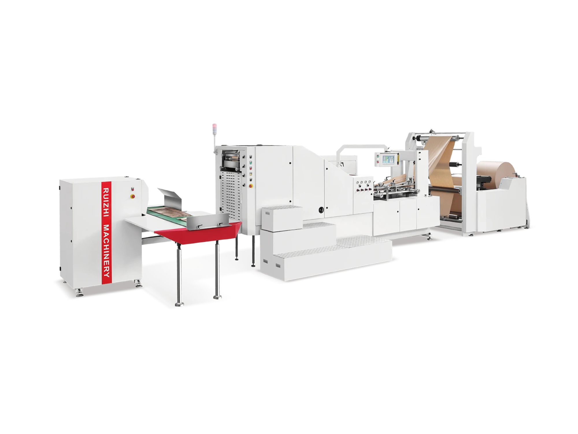 RZFD-550N Square Bottom Paper Bag Machine Enables Mass Production of Wide-Format Paper Bags