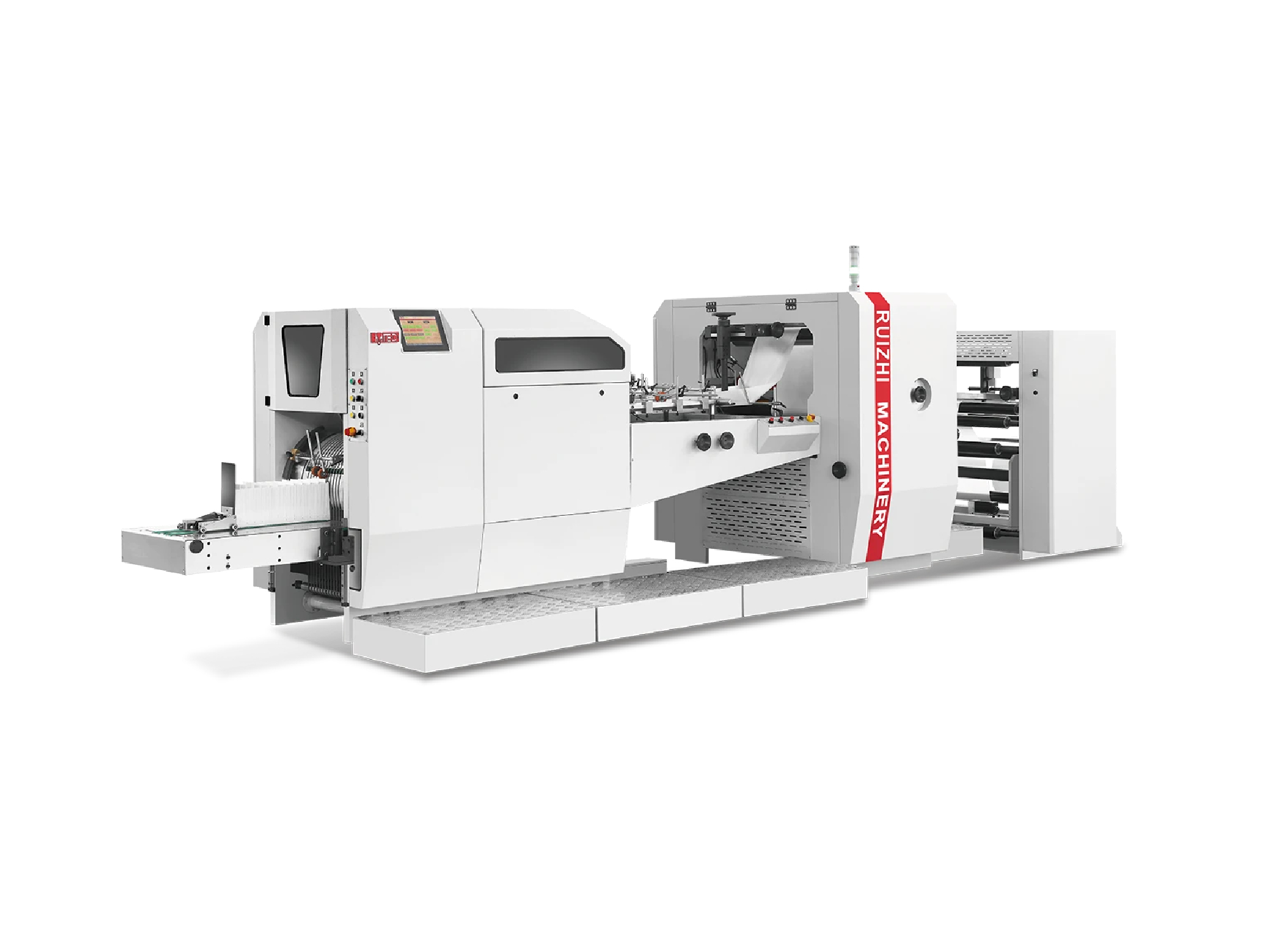 RZJD-G350J Flat Bottom Paper Bag Machine Adapts to Continuous Food Packaging Production