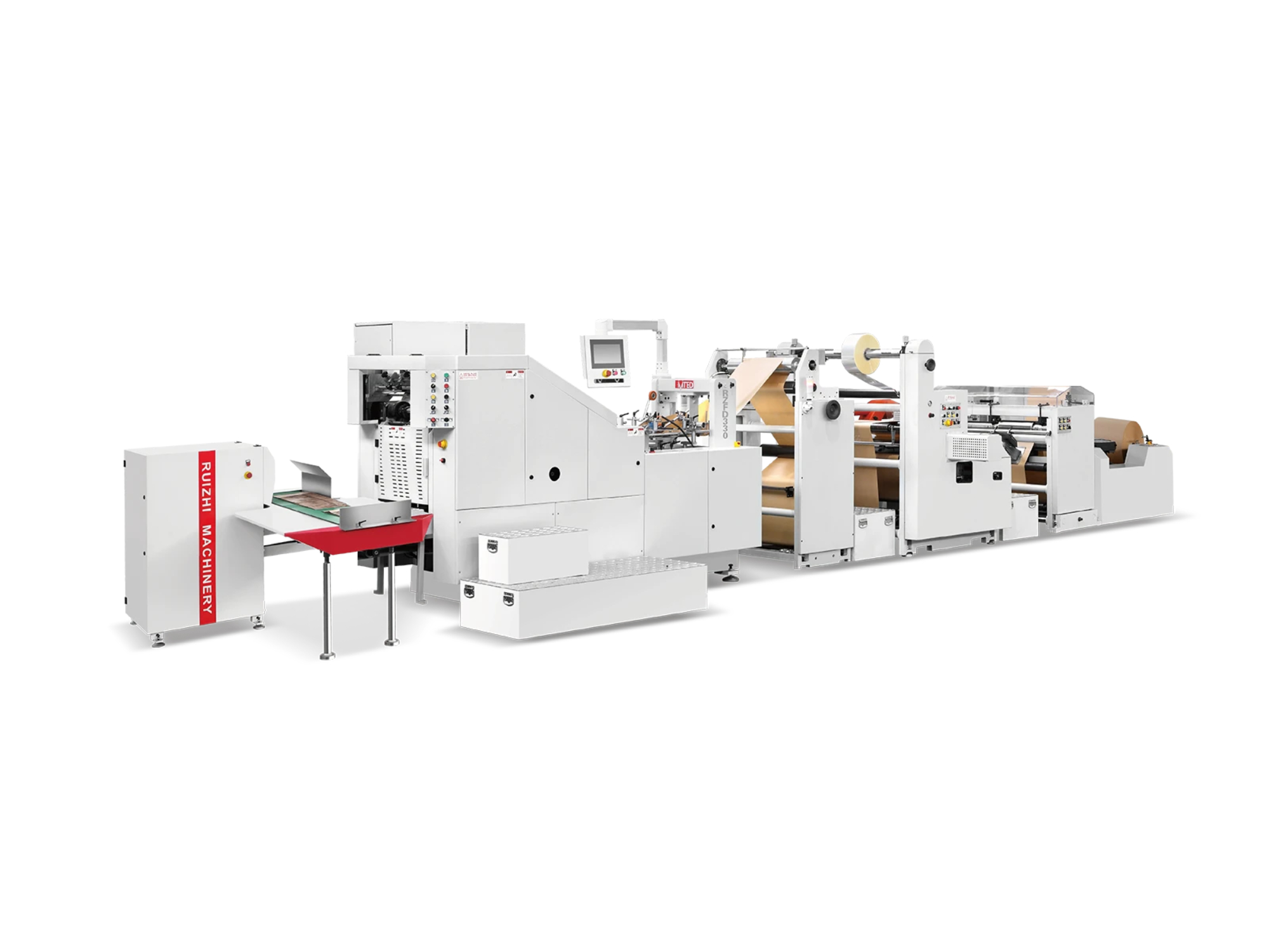 RZFD-330W Fully Automatic Square Bottom Paper Bag Machine Improves Precision in Paper Bag Production
