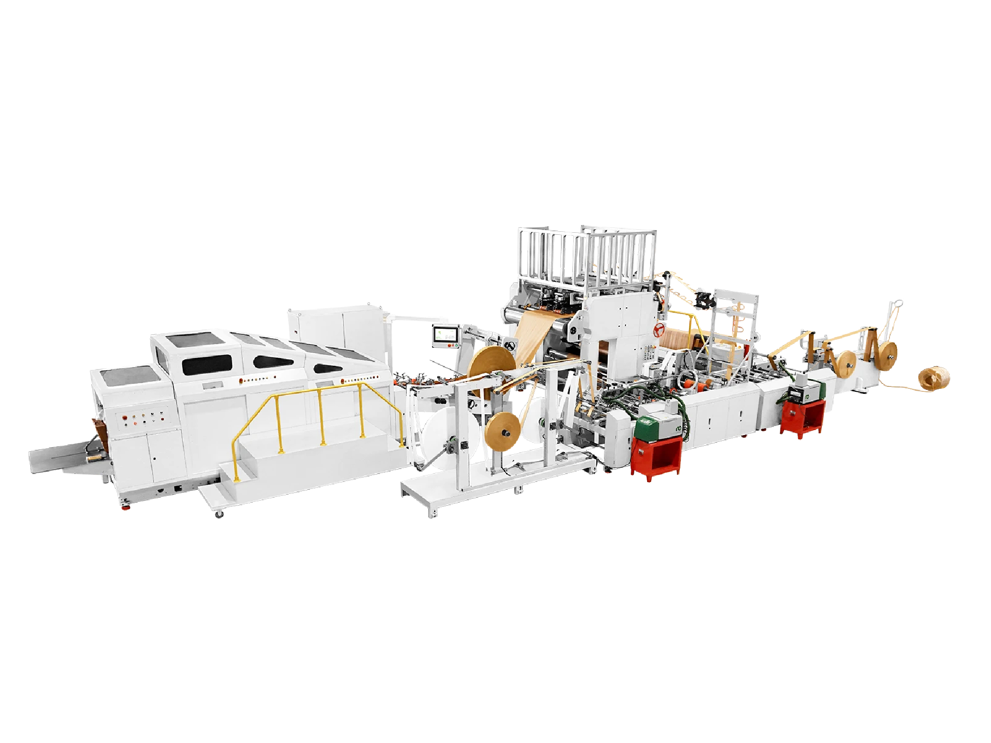 RZFD-550NTF Paper Bag Machine with Twisted and Flat Handle Inline Expands Order Range