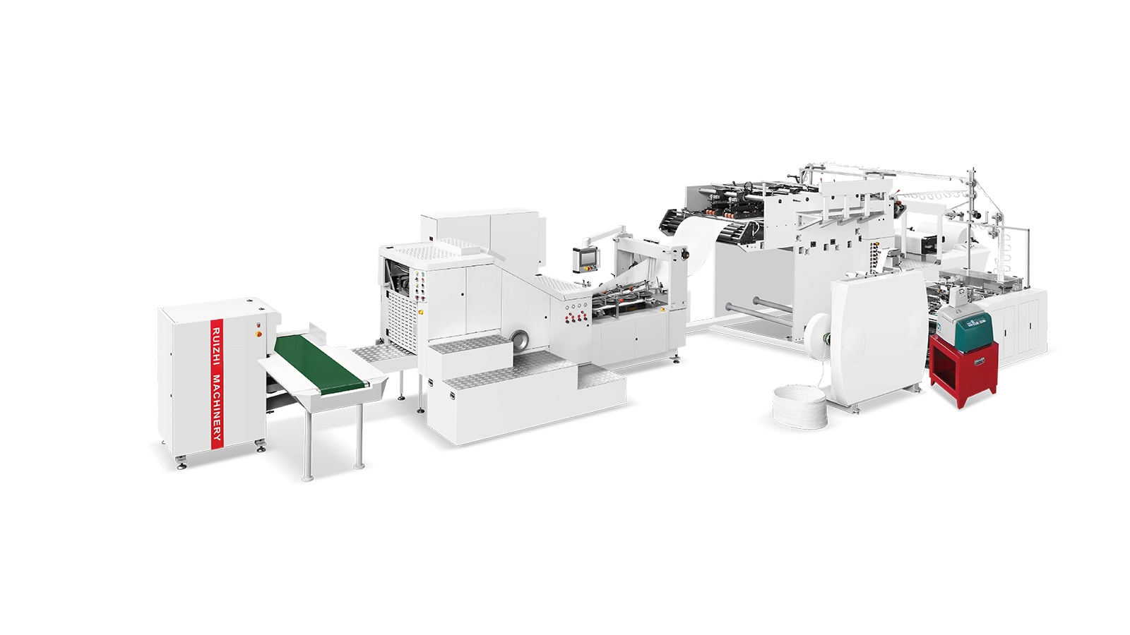 Ruizhi Machinery RZFD-330T square bottom paper bag machine sets a new benchmark for fast food and coffee packaging