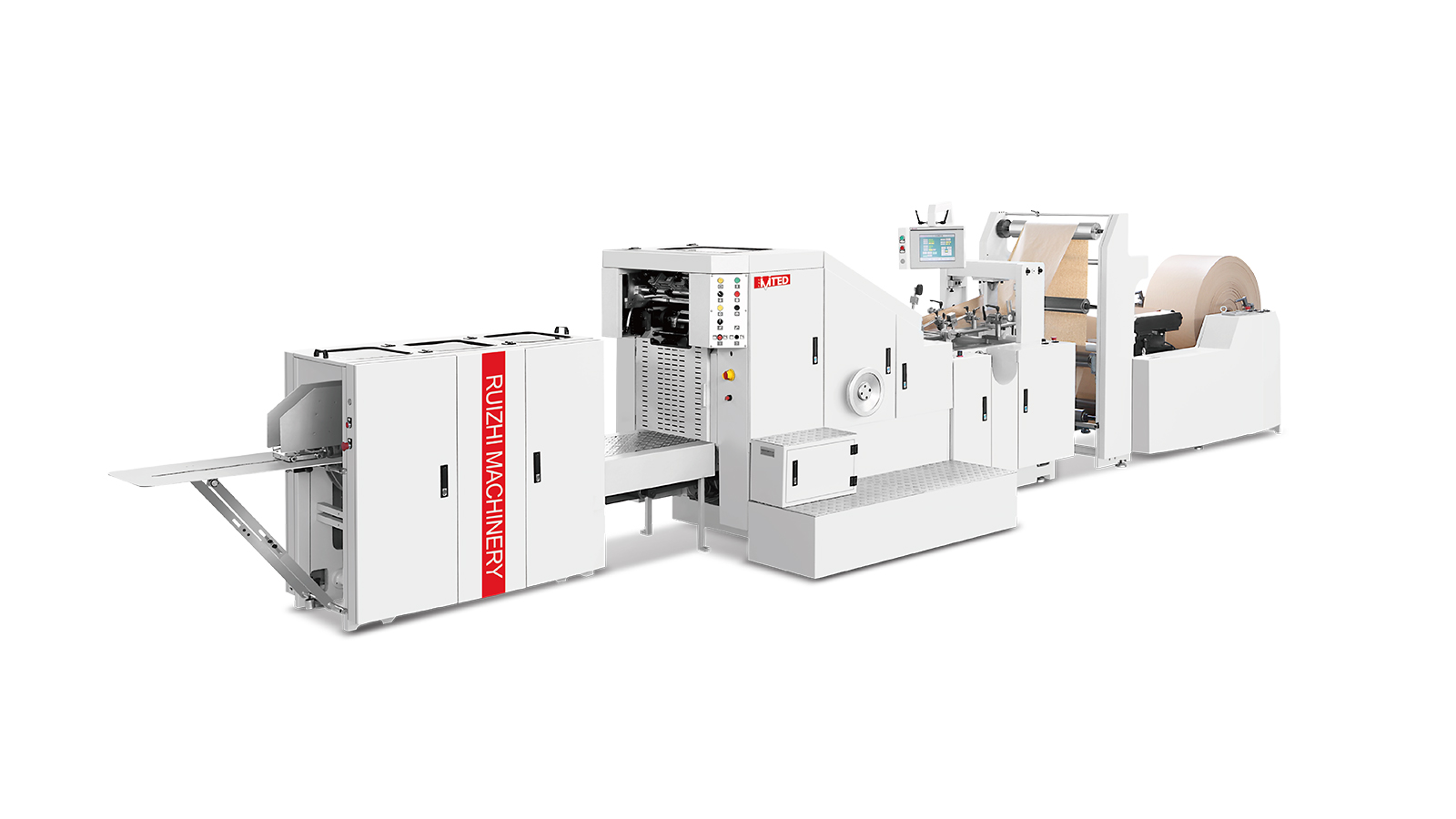 Ruizhi Machinery's RZFD-190 square bottom paper bag machine