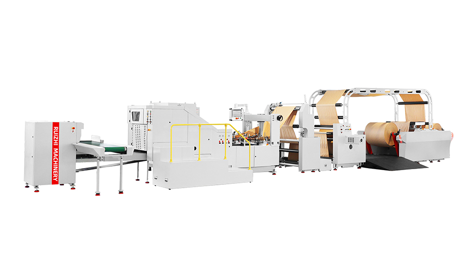 Ruizhi Machinery's RZFD-330(2PLY) Fully-Auto Square Bottom Paper Bag Machine(2PLY)
